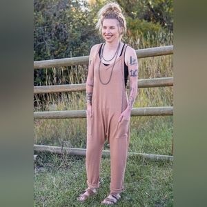 Harem Jumpsuit *Camel